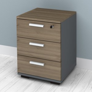 meg-GP028-0149,2-2 ΣΥΡΤΑΡΙΕΡΑ ΓΡΑΦΕΙΟΥ ΜΕ ΚΛΕΙΔΑΡΙΑ ΕΠΑΓΓΕΛΜΑΤΙΚΗ VENTURO MEGAPAP ΧΡΩΜΑ ΑΝΘΡΑΚΙ - ΚΑΡΥΔΙ 39X40X57ΕΚ.