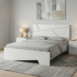 meg-GP028-0156,1-1 ΚΡΕΒΑΤΙ EFES MEGAPAP ΧΡΩΜΑ ΛΕΥΚΟ 160X200ΕΚ.
