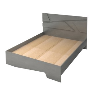 meg-GP028-0156,2-4 ΚΡΕΒΑΤΙ EFES MEGAPAP ΧΡΩΜΑ ΓΚΡΙ ΣΚΥΡΟΔΕΜΑΤΟΣ 160X200ΕΚ.