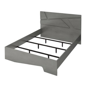 meg-GP028-0156,2-5 ΚΡΕΒΑΤΙ EFES MEGAPAP ΧΡΩΜΑ ΓΚΡΙ ΣΚΥΡΟΔΕΜΑΤΟΣ 160X200ΕΚ.