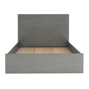 meg-GP028-0158,3-3 ΚΡΕΒΑΤΙ TROY MEGAPAP ΧΡΩΜΑ ΓΚΡΙ ΣΚΥΡΟΔΕΜΑΤΟΣ 120X200ΕΚ.