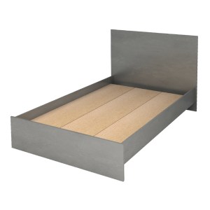 meg-GP028-0158,3-4 ΚΡΕΒΑΤΙ TROY MEGAPAP ΧΡΩΜΑ ΓΚΡΙ ΣΚΥΡΟΔΕΜΑΤΟΣ 120X200ΕΚ.