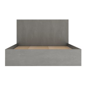 meg-GP028-0159,3-3 ΚΡΕΒΑΤΙ TROY MEGAPAP ΧΡΩΜΑ ΓΚΡΙ ΣΚΥΡΟΔΕΜΑΤΟΣ 140X190ΕΚ.