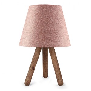 meg-GP029-0020,5-0 ΦΩΤΙΣΤΙΚΟ ΕΠΙΤΡΑΠΕΖΙΟ LANDER MEGAPAP ΥΦΑΣΜΑ/PVC/ΞΥΛΟ ΧΡΩΜΑ ΡΟΖ/ΚΑΦΕ 22X14X32ΕΚ.