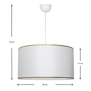 meg-GP029-0052,1-2 ΦΩΤΙΣΤΙΚΟ ΟΡΟΦΗΣ ALLOY MEGAPAP ΥΦΑΣΜΑΤΙΝΟ ΧΡΩΜΑ ΛΕΥΚΟ 38X20X70ΕΚ.