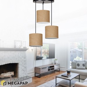 meg-GP029-0056,2-1 ΦΩΤΙΣΤΙΚΟ ΟΡΟΦΗΣ ROSIE MEGAPAP ΓΙΟΥΤΑ ΥΦΑΣΜΑ ΧΡΩΜΑ ΦΥΣΙΚΟ 15X15X90ΕΚ.