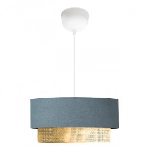 meg-GP029-0078,1-0 ΦΩΤΙΣΤΙΚΟ ΟΡΟΦΗΣ LUCIFER MEGAPAP E27 ΥΦΑΣΜΑΤΙΝΟ ΧΡΩΜΑ ΜΠΛΕ ΑΝΘΡΑΚΙ 30X15X70ΕΚ.