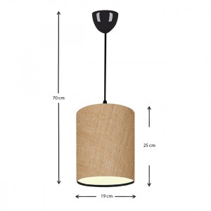 meg-GP029-0082,1-2 ΦΩΤΙΣΤΙΚΟ ΟΡΟΦΗΣ LAYLA MEGAPAP ΥΦΑΣΜΑΤΙΝΟ ΧΡΩΜΑ ΜΠΕΖ 19X25X70ΕΚ.