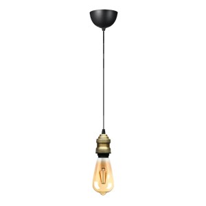 meg-GP029-0117,1-0 ΦΩΤΙΣΤΙΚΟ ΟΡΟΦΗΣ RUSTIC MEGAPAP E27 ΜΕΤΑΛΛΙΚΟ ΜΟΝΟΦΩΤΟ ΧΡΩΜΑ RETRO ANTIQUE 100-120ΕΚ.