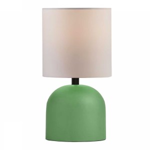 meg-GP029-0142,4-0 ΦΩΤΙΣΤΙΚΟ ΕΠΙΤΡΑΠΕΖΙΟ NEHORA MEGAPAP E27 ΜΕΤΑΛΛΙΚΟ - ΥΦΑΣΜΑ PVC ΧΡΩΜΑ ΠΡΑΣΙΝΟ - ΚΡΕΜ Ø15X30ΕΚ.