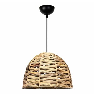 meg-GP029-0171,1-0 ΦΩΤΙΣΤΙΚΟ ΟΡΟΦΗΣ KIMI MEGAPAP E27 WICKER ΜΟΝΟΦΩΤΟ ΧΡΩΜΑ ΦΥΣΙΚΟ Ø30X80ΕΚ.