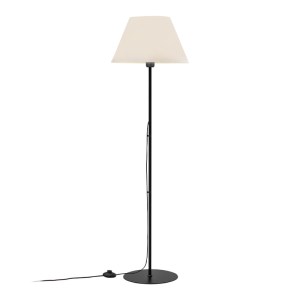 meg-GP029-0182,3-0 ΦΩΤΙΣΤΙΚΟ ΔΑΠΕΔΟΥ VILO MEGAPAP E27 ΜΕΤΑΛΛΙΚΟ - ΥΦΑΣΜΑ PVC ΧΡΩΜΑ ΜΑΥΡΟ - ΛΕΥΚΟ Ø35X152ΕΚ.