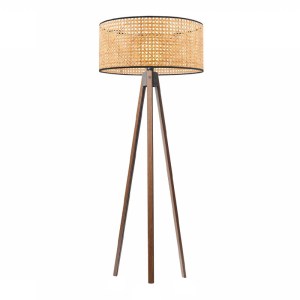 meg-GP029-0183,1-0 ΦΩΤΙΣΤΙΚΟ ΔΑΠΕΔΟΥ RIVO MEGAPAP E27 ΞΥΛΙΝΟ - ΡΑΤΑΝ ΧΡΩΜΑ ΦΥΣΙΚΟ Ø38X140ΕΚ.