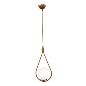 meg-GP030-0006,4-0 ΦΩΤΙΣΤΙΚΟ ΟΡΟΦΗΣ SHEMESH MEGAPAP E27  ΜΕΤΑΛΛΙΚΟ ΜΟΝΟΦΩΤΟ ΧΡΩΜΑ ΧΡΥΣΟ ΜΑΤ 20X20X85ΕΚ.