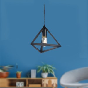 meg-GP030-0064,1-1 ΦΩΤΙΣΤΙΚΟ ΟΡΟΦΗΣ ROSHAN MEGAPAP E27 ΜΕΤΑΛΛΙΚΟ ΜΟΝΟΦΩΤΟ ΧΡΩΜΑ ΜΑΥΡΟ 24X24X66ΕΚ.