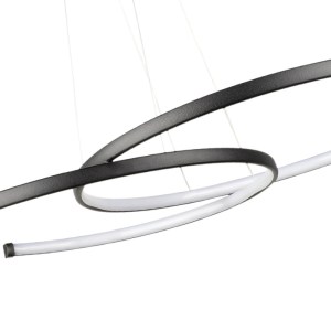 meg-GP030-0137,1-2 ΦΩΤΙΣΤΙΚΟ ΟΡΟΦΗΣ LED CRES MEGAPAP ΜΕΤΑΛΛΙΚΟ ΧΡΩΜΑ ΜΑΥΡΟ 70X48X65ΕΚ.