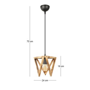 meg-GP030-0155,1-2 ΦΩΤΙΣΤΙΚΟ ΟΡΟΦΗΣ NEXO MEGAPAP E27 ΞΥΛΙΝΟ ΜΟΝΟΦΩΤΟ ΧΡΩΜΑ ΦΥΣΙΚΟ 24X21X70ΕΚ.