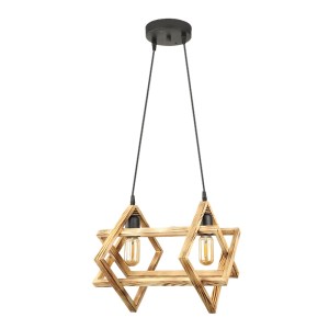 meg-GP030-0159,1-0 ΦΩΤΙΣΤΙΚΟ ΟΡΟΦΗΣ PEDORA MEGAPAP E27 ΞΥΛΙΝΟ ΔΙΦΩΤΟ ΧΡΩΜΑ ΦΥΣΙΚΟ 40X22X80ΕΚ.