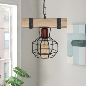 meg-GP030-0167,2-1 ΦΩΤΙΣΤΙΚΟ ΟΡΟΦΗΣ LUMENIA MEGAPAP E27 ΞΥΛΙΝΟ - ΜΕΤΑΛΛΙΚΟ ΜΟΝΟΦΩΤΟ ΧΡΩΜΑ ΦΥΣΙΚΟ - ΜΑΥΡΟ 25X14X80ΕΚ.