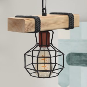 meg-GP030-0167,2-2 ΦΩΤΙΣΤΙΚΟ ΟΡΟΦΗΣ LUMENIA MEGAPAP E27 ΞΥΛΙΝΟ - ΜΕΤΑΛΛΙΚΟ ΜΟΝΟΦΩΤΟ ΧΡΩΜΑ ΦΥΣΙΚΟ - ΜΑΥΡΟ 25X14X80ΕΚ.