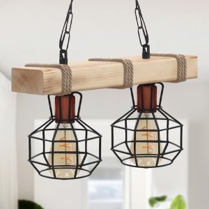 meg-GP030-0168,1-2 ΦΩΤΙΣΤΙΚΟ ΟΡΟΦΗΣ LUMENIA MEGAPAP E27 ΞΥΛΙΝΟ - ΜΕΤΑΛΛΙΚΟ ΔΙΦΩΤΟ ΧΡΩΜΑ ΦΥΣΙΚΟ - ΜΑΥΡΟ 40X14X80ΕΚ.