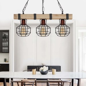 meg-GP030-0169,2-1 ΦΩΤΙΣΤΙΚΟ ΟΡΟΦΗΣ LUMENIA MEGAPAP E27 ΞΥΛΙΝΟ - ΜΕΤΑΛΛΙΚΟ ΤΡΙΦΩΤΟ ΧΡΩΜΑ ΦΥΣΙΚΟ - ΜΑΥΡΟ 50X14X80ΕΚ.