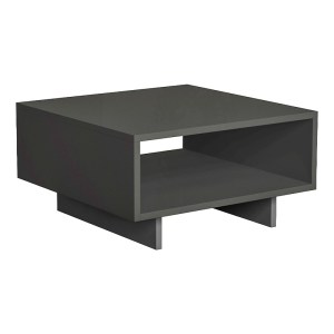meg-GP037-0016,1-1 ΤΡΑΠΕΖΑΚΙ ΣΑΛΟΝΙΟΥ FREJA MEGAPAP ΜΕΛΑΜΙΝΗΣ ΧΡΩΜΑ ΑΝΘΡΑΚΙ 60X60X32ΕΚ.