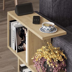 meg-GP037-0018,1-5 ΒΟΗΘΗΤΙΚΟ ΤΡΑΠΕΖΑΚΙ HOMEMANIA MEGAPAP ΧΡΩΜΑ ΦΥΣΙΚΟ ΟΞΙΑΣ 60X20X60ΕΚ.