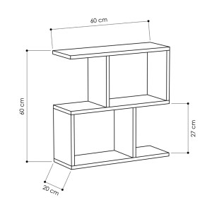 meg-GP037-0018,10-4 ΤΡΑΠΕΖΑΚΙ ΒΟΗΘΗΤΙΚΟ HOMEMANIA MEGAPAP ΧΡΩΜΑ ΛΕΥΚΟ ΕΦΕ ΜΑΡΜΑΡΟΥ 60X20X60ΕΚ.