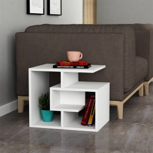 meg-GP037-0023,2-0 ΒΟΗΘΗΤΙΚΟ ΤΡΑΠΕΖΑΚΙ ΜΕΛΑΜΙΝΗΣ DEDALO MEGAPAP ΧΡΩΜΑ ΛΕΥΚΟ 54X40X45ΕΚ.