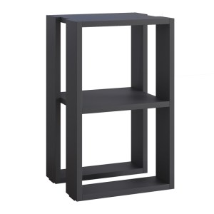 meg-GP037-0026,6-4 ΚΟΜΟΔΙΝΟ - ΤΡΑΠΕΖΑΚΙ ΒΟΗΘΗΤΙΚΟ LONIE MEGAPAP ΧΡΩΜΑ ΑΝΘΡΑΚΙ 34X30X55ΕΚ.