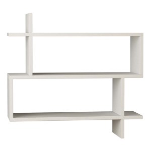 meg-GP037-0037,3-1 ΡΑΦΙΕΡΑ ΤΟΙΧΟΥ ΜΕΛΑΜΙΝΗΣ RICARDO MEGAPAP ΧΡΩΜΑ ΛΕΥΚΟ 70X22X65ΕΚ.