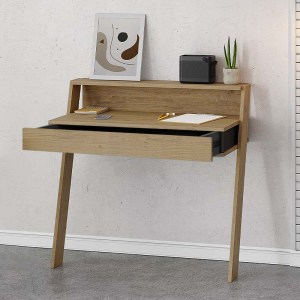 meg-GP037-0062,3-1 ΓΡΑΦΕΙΟ ΕΡΓΑΣΙΑΣ COWORK MEGAPAP ΑΠΟ ΜΕΛΑΜΙΝΗ ΧΡΩΜΑ ΦΥΣΙΚΟ ΟΞΙΑΣ 94X50X91ΕΚ.