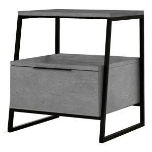 meg-GP037-0151,3-4 ΚΟΜΟΔΙΝΟ PAL MEGAPAP ΧΡΩΜΑ ΓΚΡΙ ΡΕΤΡΟ 45X40X50ΕΚ.