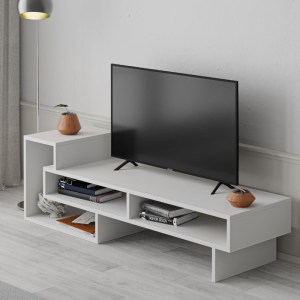 meg-GP037-0172,4-1 ΕΠΙΠΛΟ ΤΗΛΕΟΡΑΣΗΣ TETRA MEGAPAP ΧΡΩΜΑ ΛΕΥΚΟ 136,7X40X42ΕΚ.