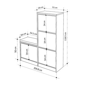 meg-GP037-0188,2-4 ΠΑΠΟΥΤΣΟΘΗΚΗ ΜΕΛΑΜΙΝΗΣ DUDE MEGAPAP ΧΡΩΜΑ ΦΥΣΙΚΟ ΟΞΙΑΣ 104,8X26X118,5ΕΚ.