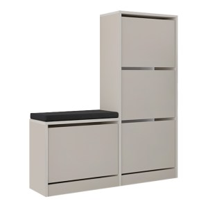 meg-GP037-0188,6-4 ΠΑΠΟΥΤΣΟΘΗΚΗ DUDE MEGAPAP ΧΡΩΜΑ SANDSTONE 104,8X26X118,5ΕΚ.
