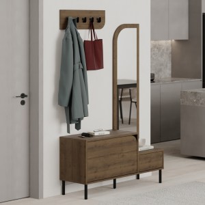 meg-GP037-0201,1-0 ΕΠΙΠΛΟ ΕΙΣΟΔΟΥ MILA MEGAPAP ΜΕ ΚΡΕΜΑΣΤΡΑ ΧΡΩΜΑ ΑΝΟΙΧΤΟ ΚΑΡΥΔΙ 120X37X171,6ΕΚ.