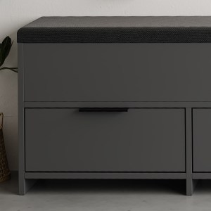 meg-GP037-0204,2-3 ΠΑΠΟΥΤΣΟΘΗΚΗ COVE MEGAPAP ΧΡΩΜΑ ΑΝΘΡΑΚΙ 106X34X51,5ΕΚ.