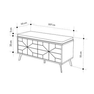 meg-GP037-0211,1-5 ΠΑΠΟΥΤΣΟΘΗΚΗ DUNE MEGAPAP ΧΡΩΜΑ ΑΝΟΙΧΤΟ ΚΑΡΥΔΙ 107X35X55ΕΚ.