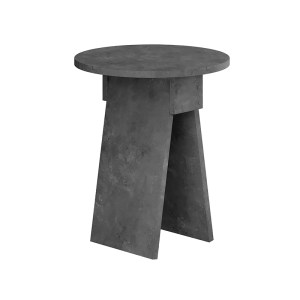 meg-GP037-0215,1-3 ΒΟΗΘΗΤΙΚΟ ΤΡΑΠΕΖΑΚΙ CHEN MEGAPAP ΧΡΩΜΑ ΓΚΡΙ ΡΕΤΡΟ Φ42X50ΕΚ.