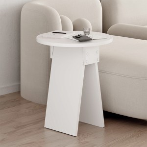 meg-GP037-0215,2-0 ΤΡΑΠΕΖΑΚΙ ΒΟΗΘΗΤΙΚΟ CHEN MEGAPAP ΧΡΩΜΑ ΛΕΥΚΟ Ø42X50ΕΚ.