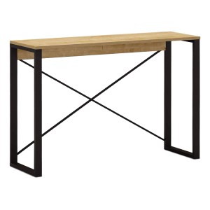 meg-GP037-0223,2-3 ΚΟΝΣΟΛΑ ARCHIE MEGAPAP ΧΡΩΜΑ SAPPHIRE OAK 110X35X75ΕΚ.