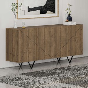 meg-GP037-0242,1-0 ΜΠΟΥΦΕΣ JAKOMEN MEGAPAP ΧΡΩΜΑ ΑΝΟΙΧΤΟ ΚΑΡΥΔΙ 180X41,7X80ΕΚ.