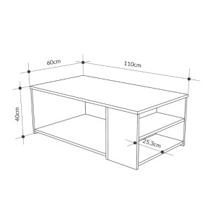 meg-GP037-0244,2-3 ΤΡΑΠΕΖΑΚΙ ΣΑΛΟΝΙΟΥ BERG MEGAPAP ΧΡΩΜΑ ΓΚΡΙ ΡΕΤΡΟ 110X60X40ΕΚ.