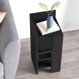 meg-GP037-0265,3-1 ΚΟΜΟΔΙΝΟ ELOS MEGAPAP ΑΡΙΣΤΕΡΟ ΧΡΩΜΑ BLACK WOOD 25X27X60ΕΚ.