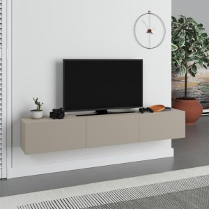 meg-GP037-0267,1-0 ΕΠΙΠΛΟ ΤΗΛΕΟΡΑΣΗΣ ΕΠΙΤΟΙΧΙΟ FRANCY MEGAPAP ΧΡΩΜΑ SANDSTONE 180X30X30ΕΚ.