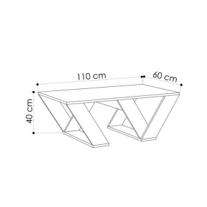 meg-GP037-0269,2-3 ΤΡΑΠΕΖΑΚΙ ΣΑΛΟΝΙΟΥ PIPRA MEGAPAP ΧΡΩΜΑ SAPPHIRE OAK 110X60X40ΕΚ.