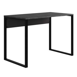 meg-GP037-0274,1-2 ΓΡΑΦΕΙΟ ΕΡΓΑΣΙΑΣ INNA MEGAPAP ΧΡΩΜΑ ΓΚΡΙ ΡΕΤΡΟ - SILKY BLACK 100X60X75ΕΚ.