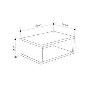 meg-GP037-0280,1-7 ΚΟΜΟΔΙΝΟ ΕΠΙΤΟΙΧΙΟ BRIK MEGAPAP ΜΕ LED ΧΡΩΜΑ ΚΑΡΥΔΙ - SANDSTONE 45X30X18ΕΚ.